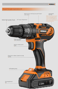Caja de Herramientas Multifuncional para el Hogar, Juego Completo para Electricistas, Incluye Herramientas Eléctricas a Batería, Estuche Rígido ODM - Product Image 6