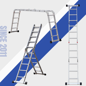 Có thể gập lại kim loại Canister Thang nhôm bước thang Thang <span class=keywords><strong>12</strong></span> bước di động Sản xuất tại Trung Quốc - Product Image 6