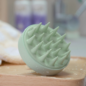 Masajeador de Cuero Cabelludo de Paja de Trigo de Marca Privada de Venta Caliente con Desenredante para el Cabello - Product Image 3