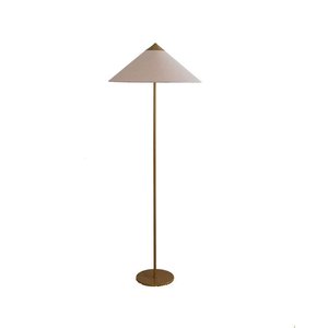 Nordic moderna semplice lampada da terra a LED cappello in lino di ferro lampada da terra <span class=keywords><strong>per</strong></span> soggiorno camera d'albergo decorazione camera degli ospiti - Product Image 2