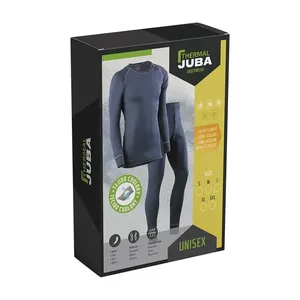 Set camicia e pantaloni - Intimo 730DN S - Colore: Blu navy - Set molto leggero e regolabile. Tessuto traspirante e ad asciugatura rapida. - Product Image 3