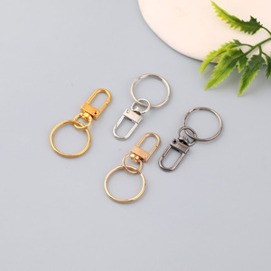 Juego de ganchos para llaveros de metal, chapados en oro, plata, oro rosa y negro, duraderos, accesorio para bolsos, para manualidades y fabricación de joyería. - Product Image 2
