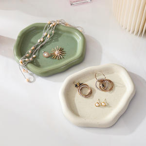 Wholesale Oriental Style Rock Elegant <strong>Ceramic</strong> Ring Tray Dish Shaped <strong>Jewelry</strong> Display Plate <strong>Jewelry</strong> Storage <strong>Box</strong> - Product Image 3