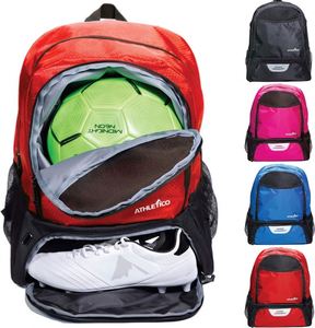 Sac à dos de football BSCI, grand sac de sport pour hommes et femmes, personnalisable avec compartiment pour ordinateur portable, idéal pour le football. - Product Image 3