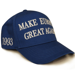 Produttore di Cappelli, Cappellino da Baseball Promozionale Personalizzato con Ricamo, Cappelli MEGA, Cappelli 'Make Europe Great Again' - Product Image 3