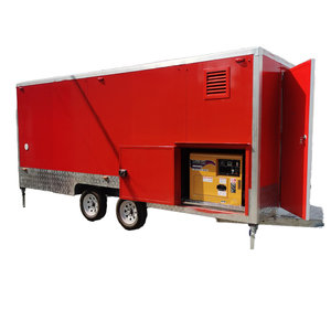 Remolque de catering al aire libre totalmente equipado, máquina de palomitas de maíz y helados personalizada con café para servicios de aperitivos y perritos calientes - Product Image 3