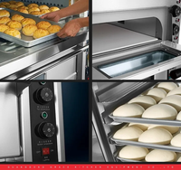 Nuevo Horno Eléctrico Comercial GRACE con 1-3 Niveles, Alta Productividad y Gran Capacidad para Hornear Pan, Pasteles, Pizza, Nueces y Maíz