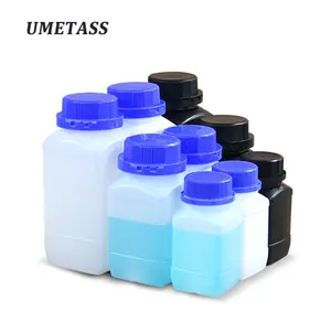 32oz Plastic Bottle Empty Square Sealing With Inner Lid For Solids Crude Oil Storage Packaging Container