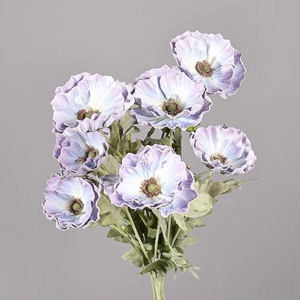 Flor de Amapola Artificial <span class=keywords><strong>EVA3</strong></span>, Modelo de Amapola Grande, Alta Calidad, Relieve, Decoración del Hogar, Arreglo Floral, Adorno - Product Image 1