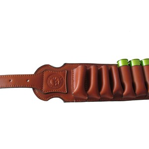 ล่าสัตว์กระสุน Bandolier หนังตลับโลโก้ที่กำหนดเอง - Product Image 3