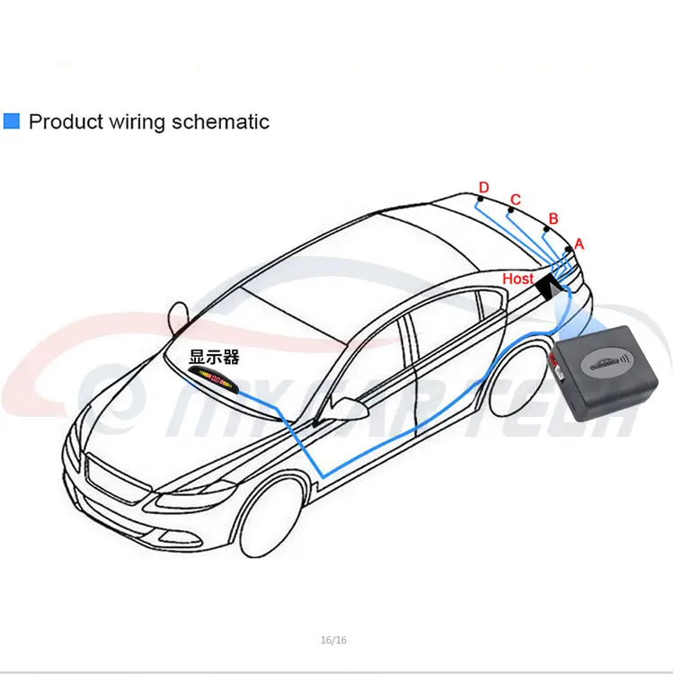 Fabriek Groothandel 2020 Parkeer Back Sensor Met Buzzer 4 Sensoren Back Up Radar Auto Reverse Sensor Met Camera