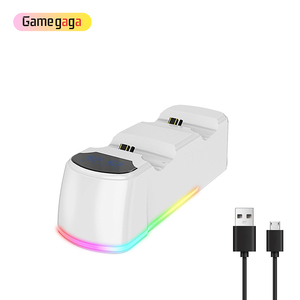 Station de charge double F SND-413 pour <span class=keywords><strong>manette</strong></span> P4 - Nouveaux accessoires de jeu LED, support de charge avec charge rapide - Product Image 2