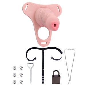 Beast Chastity Pants Innovative Penis Lock Anti-ejaculation Male Chastity Device Abstinence Training Chastity Lock Adult Sex <b>Toy</b> - Product Image 6
