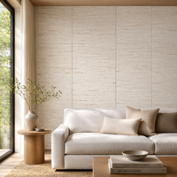 Revêtement mural en soie naturelle tissé à la main, revêtement mural textile de luxe pour la décoration intérieure ZCS1-02