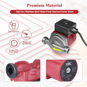 Pompe de Circulation électrique haute pression RS15-6 230v domestique à faible bruit petite pompe de Circulation à trois vitesses pour le chauffage de l'eau chaude - Product Image 4