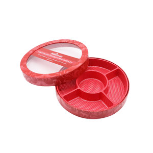round luxury chocolate boxes packaging with window homemade chocolate covered fruit packing box plastic tray boxes sweet candy
