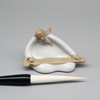 Pinceau de calligraphie géant en poils de chèvre pour l'art Kanji, création de traits audacieux sur papier, tissu, céramique