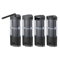 Filtre d'aquarium interne submersible silencieux de qualité supérieure pour bassin à tortues à faible niveau d'eau, avec pompe de filtration d'angle et sortie cascade