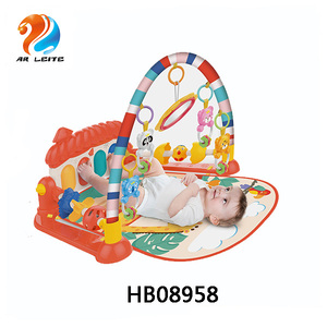 2019 Venta caliente <span class=keywords><strong>Amazon</strong></span> juguete del bebé gimnasio marco pie Piano jugar Mat actividad bebé gimnasio <span class=keywords><strong>Manta</strong></span> con teclado - Product Image 6