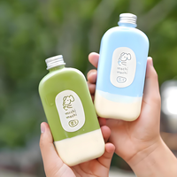 Personnalisable pour bouteilles de champagne et de soda en plastique PET 200ml/330ml/500ml avec couvercle en aluminium et impression UV