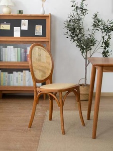 Chaises de banquet de salle <span class=keywords><strong>à</strong></span> manger en rotin bois bon marché pour les événements de fête - Product Image 4