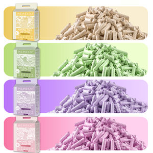 Fabrika ODM/OEM doğal toksik olmayan 2.0mm YEŞİL ÇAY Tofu parçalanabilir kedi kumu kum ve mısır Flushable kedi kumu - Product Image 1