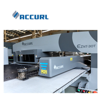 ACCURL Cnc Tourelle Poinçonneuse Acier Métal Poinçonneuse 10 Mécanique Fourni Personnalisation Plc Pompe Automatique