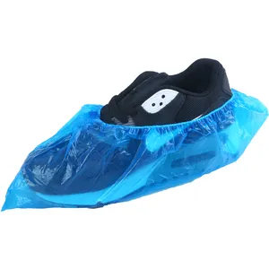 制造商生产高品质高品质CPE塑料防水鞋防雨罩，用于出口