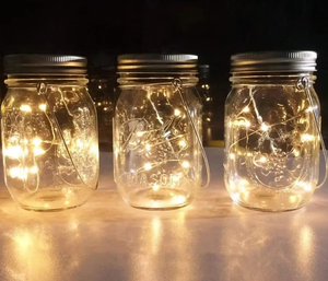Luzes LED Solares Românticas IP67 à Prova d'Água em Vidro Pequeno para Jardim, Pátio e Paisagismo - Product Image 6