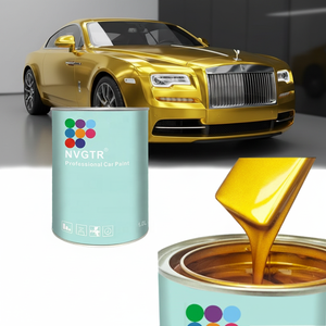 <span class=keywords><strong>Peinture</strong></span> automobile métallisée or 1K 2K, <span class=keywords><strong>peinture</strong></span> de finition automobile haute brillance, <span class=keywords><strong>peinture</strong></span> en aérosol couleur or pour la réparation de la carrosserie des voitures en métal - Product Image 1