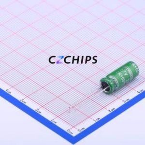Supercondensador DR2R7305, Componente de Montaje en Orificio (THT), P=3.5mm, Condensador 3F -20%~+40% 2.7V 75mOhm@1kHz - Product Image 1