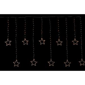 Rideau de pluie d'étoiles 350 NANOLED, lumière chaude, avec transformateur, 3,6x1m - Product Image 1