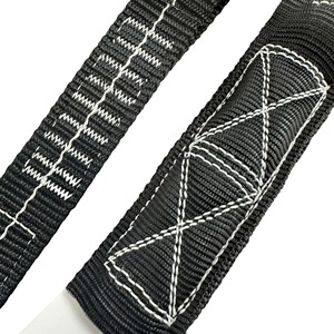 ANSI Padrão Único Elastic Leg Lanyard Arnês De Segurança Preto Feito de Poliéster SND79