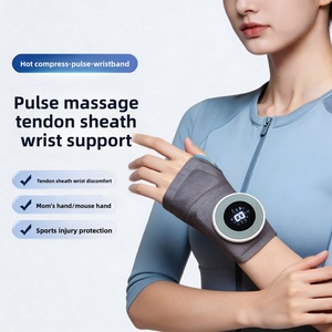 Masseur de main chauffant intelligent EMS à lumière rouge pour gaine tendineuse du poignet, avec électrostimulation TENS, pour la maison et le sport - Product Image 2