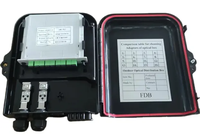 Boîtier de distribution de fibre optique FTTH 8 ports, boîte terminale extérieure étanche IP65 pour fibre optique ODB FDB