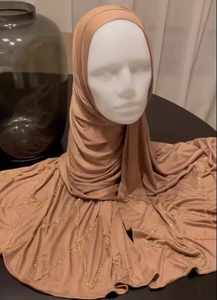 <span class=keywords><strong>Hijab</strong></span>手作り石デザインソフトモーダルヒジャブオランダ女性用新デザイン竹ジャージー<span class=keywords><strong>Hijab</strong></span>卸売 - Product Image 2