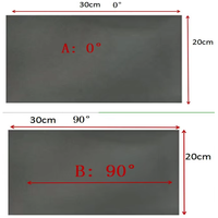 Film polarisant linéaire sur mesure, film polarisant sans adhésif, filtre polarisant (0, 90, 45, 135 degrés)