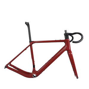 Carbon <b>Frame</b> Disc Gravel Bike Full Hidden Cable Part Carbon Fiber T1000 T4 700X50C Frameset <b>Paint</b> PT492C GR048 - Product Image 1