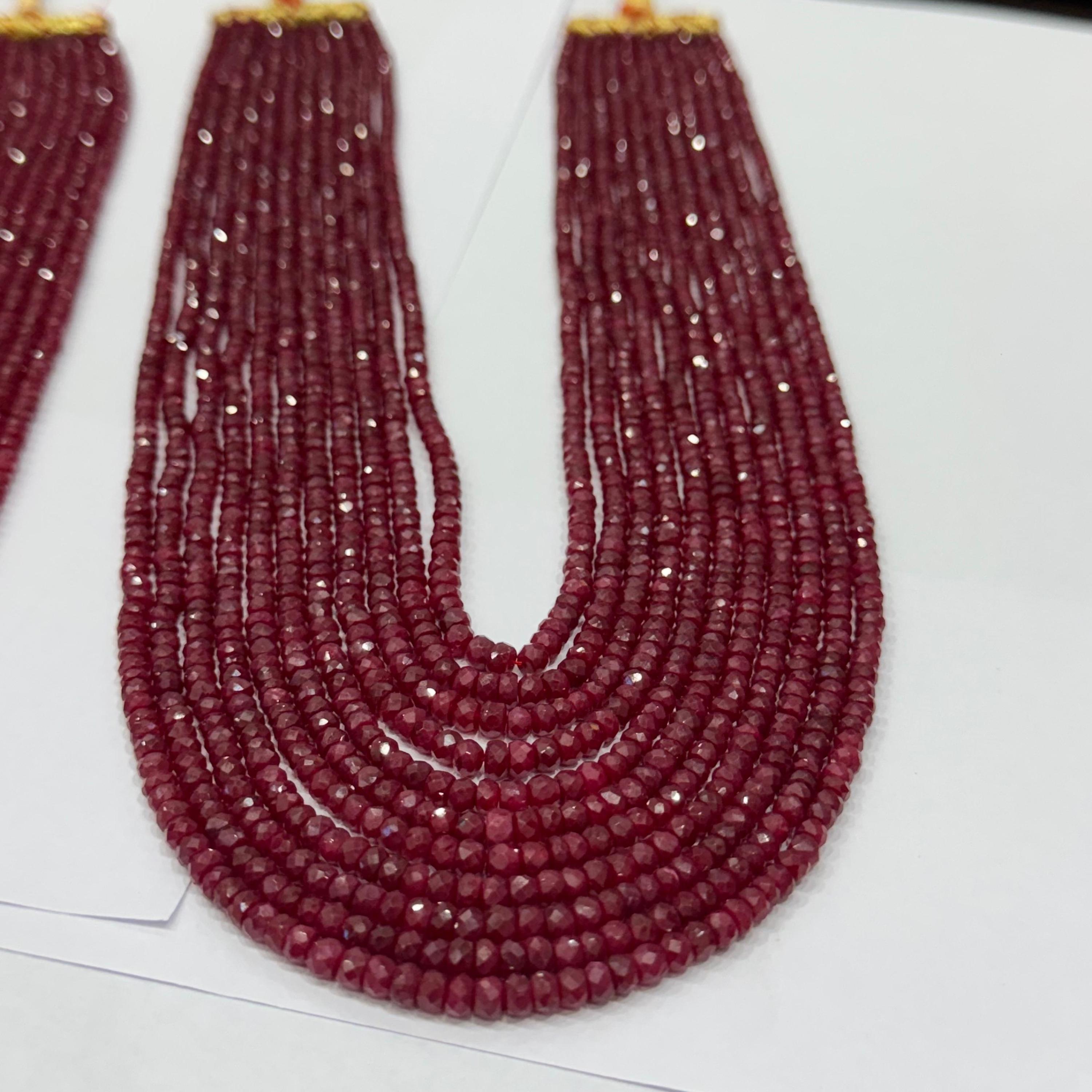 Wholesale Bead Necklace Ruby Beads Necklace Designs 200+ | Alibaba.com