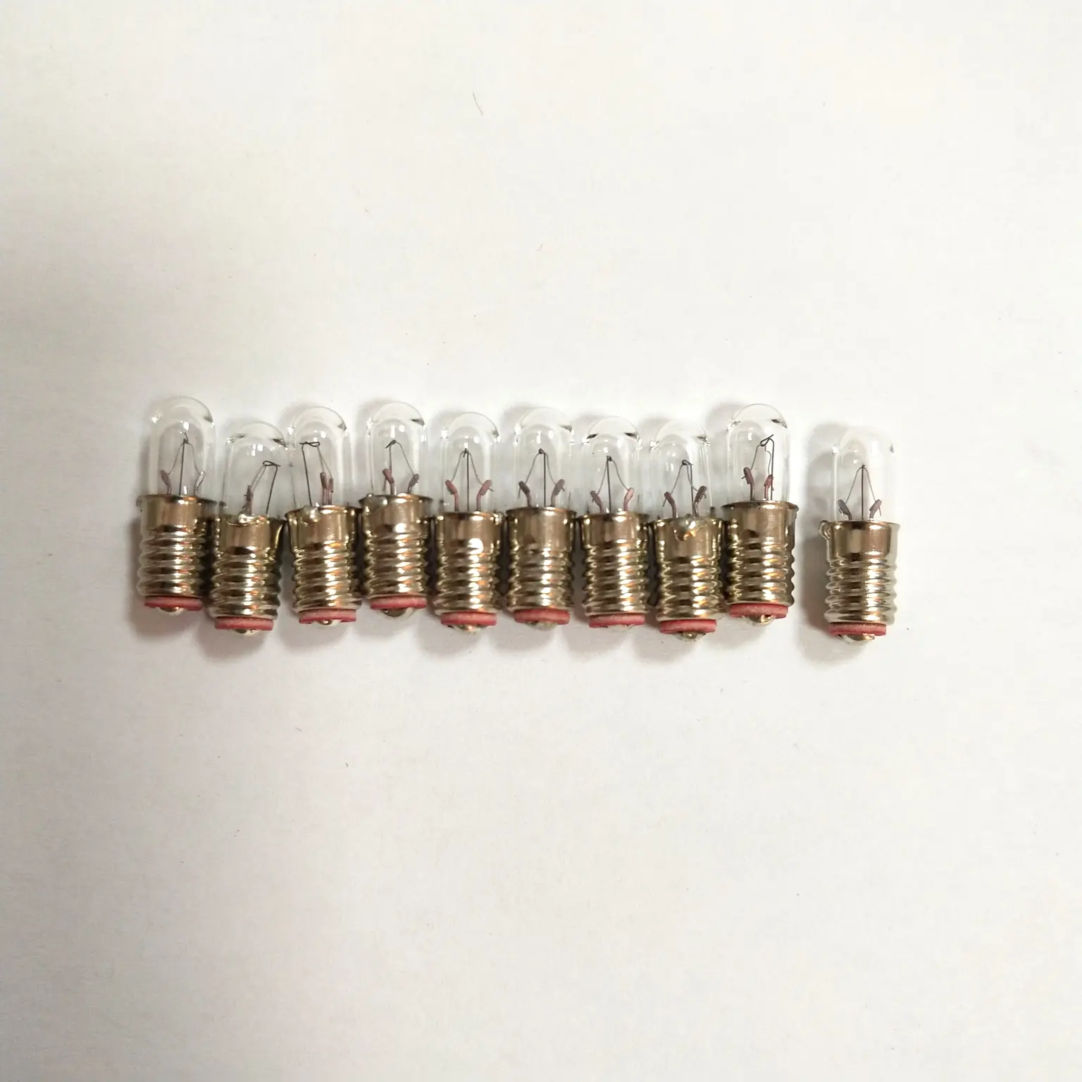 Ampoule E5 à vis E5 5x17mm, avec instructions Miniature, lampe à incandescence, 0.6W, 6.3V, 12V, 24V, nouveauté