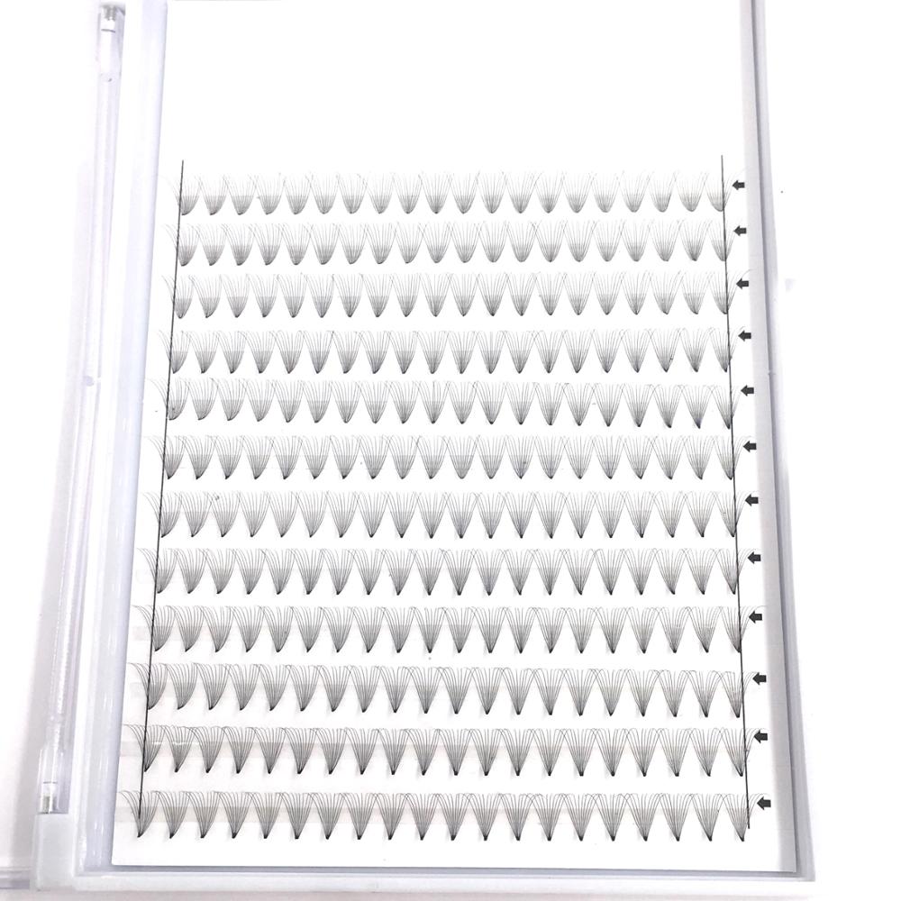 Баночка Смешанная J B C D 0,07 мм 0,1 мм оптом 10D W объем ресниц россыпью XXL коробки готовые вееры накладные ресницы