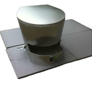 Inodoro de Acero Inoxidable con Funcionamiento Automático, Diseño Industrial de Montaje en Suelo, Taza Redonda, Descarga por Gravedad - Product Image 4