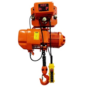 HSY mesin pengangkat Kerek rantai listrik, pekerjaan konstruksi kerekan derek tipe 380V 50HZ 60HZ 6m - Product Image 2