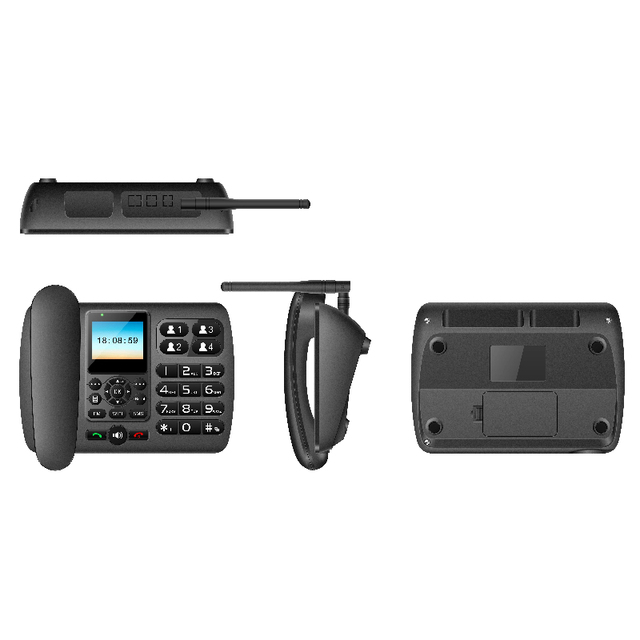 LTE 4G Fixed Wireless Seniors Phone with WiFi Router Function 2.4" LCD Display QHD Resolution Linux OS