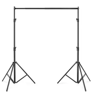 Lighting Back Drop Bracket Background Support System Frame Vlog Photography Tripod Aluminum Photo Backdrop Stand