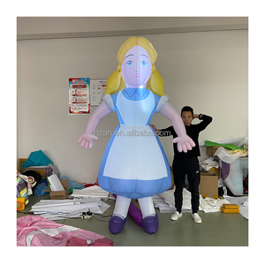 <span class=keywords><strong>Alice</strong></span> In Wonderland Décoration de parc à thème <span class=keywords><strong>Personnage</strong></span> de dessin animé gonflable avec lumière - Product Image 3