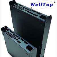 Özelleştirilmiş Alüminyum Ses Güç Amplifikatörü Kasası Endüstriyel Kontrol Bilgisayarı Sunucu Şasisi Sac Metal İmalatı Deneyimli Welltop