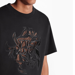 T-shirts de broderie confortables pour hommes de vêtements de mode pour hommes de la meilleure qualité Personnalisez votre propre logo et design T-shirts de broderie pour hommes - Product Image 3