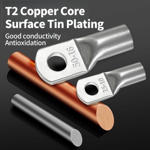 Cnxi Chất lượng cao đóng hộp T2 ống đồng dây kết nối Uốn Tóc bồng Vòng thiết bị đầu cuối TLK loạt Ô tô sử dụng cáp điện Lugs - Product Image 3
