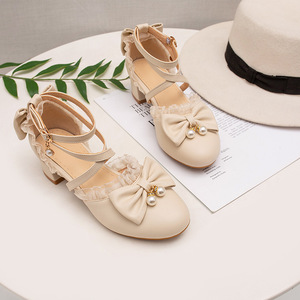 <span class=keywords><strong>Scarpe</strong></span> da Palcoscenico per Bambine e Ragazze dai 10 ai 12 Anni - Tacchi Alti da Principessa per Sfilate - Product Image 4